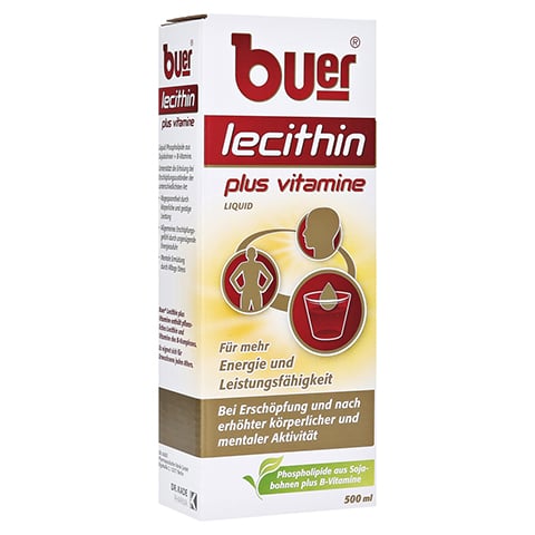 BUER LECITHIN Plus Vitamine flüssig 500 Milliliter