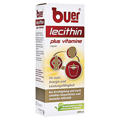 BUER LECITHIN Plus Vitamine flüssig 500 Milliliter
