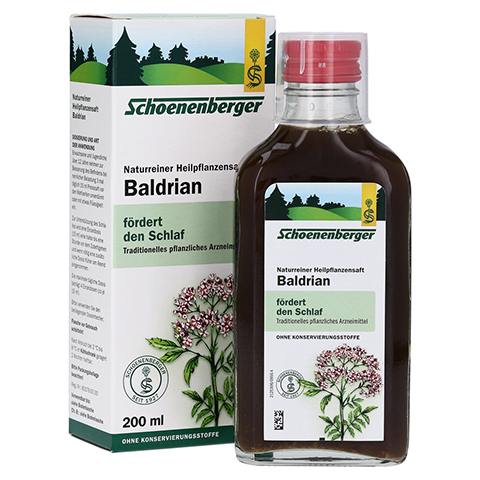 Baldrian naturreiner Heilpflanzensaft Schoenenberger 200 Milliliter