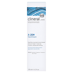 CLINERAL X-ZEM Hand Cream 125 Milliliter - Rückseite