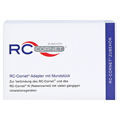 RC Cornet Adapter m.Mundstck f.Inhaliergerte 1 Stck - Vorderseite