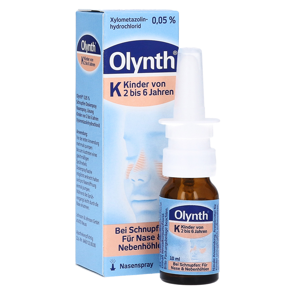 Olynth® 0,05 % Schnupfen Dosierspray, abschwellendes Nasenspray für Kinder Nasendosierspray 10 Milliliter