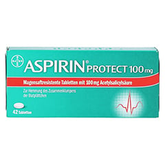 Aspirin protect 100mg 42 Stück - Rückseite