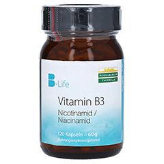 Vitamin B3 Nicotinamid Kapseln 120 Stück