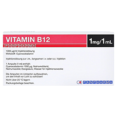 Vitamin B12 PANPHARMA 10x1 Milliliter N2 - Rückseite
