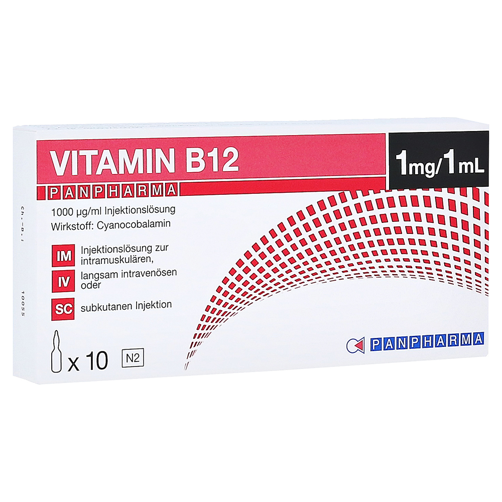 Vitamin B12 PANPHARMA Injektionslösung 10x1 Milliliter