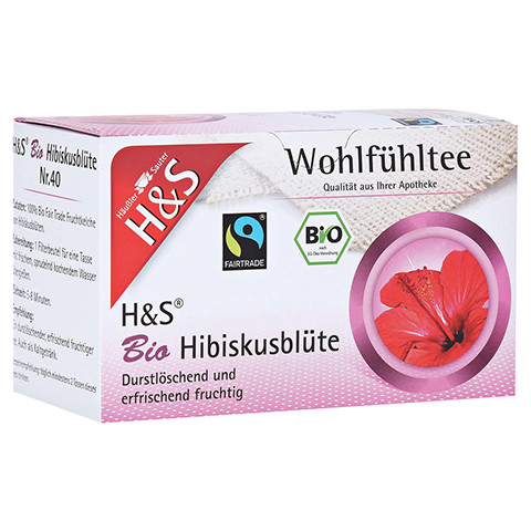 H&S Bio Hibiskusblte Filterbeutel 20x1.75 Gramm