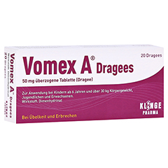 Vomex A Dragees 20 Stück N1