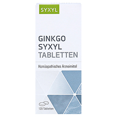 GINKGO SYXYL Tabletten 120 Stck N1 - Vorderseite