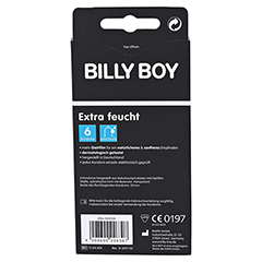 BILLY BOY extra feucht 6 Stück - Rückseite