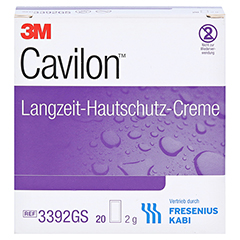 CAVILON Langzeit-Hautschutz-Creme FK 3392GS 20x2 Gramm - Vorderseite