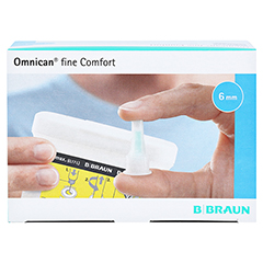 OMNICAN fine Comfort Pen Kanle 31 Gx6 mm a 100 St 1 Packung - Oberseite