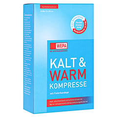 Kalt-warm Kompresse 12x29 cm mit Fixierbandage