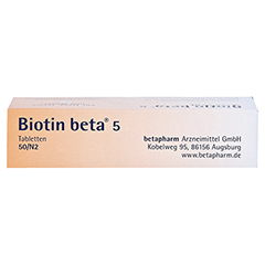 Biotin beta 5 50 Stck N2 - Oberseite