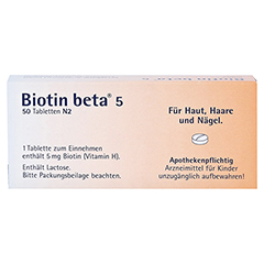 Biotin beta 5 50 Stck N2 - Rckseite