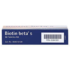 Biotin beta 5 50 Stck N2 - Unterseite