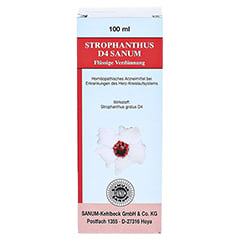 STROPHANTHUS D 4 Sanum Tropfen 100 Milliliter N2 - Vorderseite