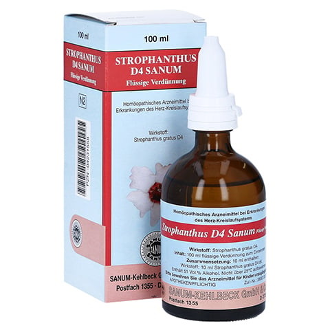 STROPHANTHUS D 4 Sanum Tropfen 100 Milliliter N2