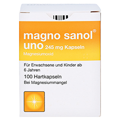 MAGNO SANOL uno 245 mg Kapseln 100 Stück N3 - Vorderseite