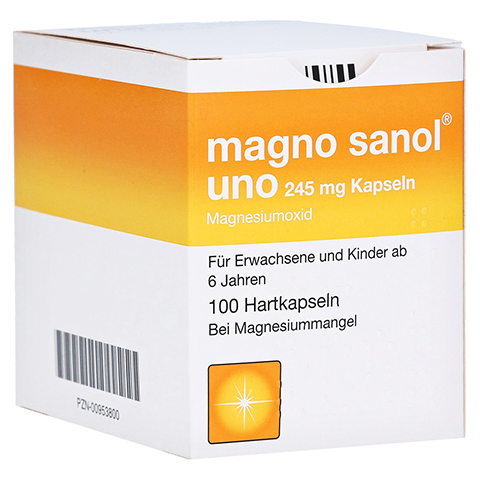 MAGNO SANOL uno 245 mg Kapseln 100 Stück N3