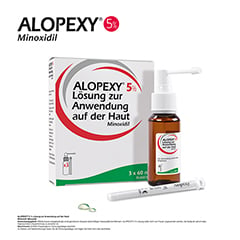 ALOPEXY 5% Loesung zur Anwendung auf der Haut 3x60 Milliliter - Info 1