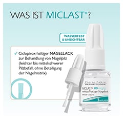 MICLAST 80 mg/g wirkstoffhaltiger Nagellack 3 Milliliter N1 - Info 1