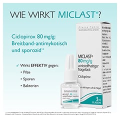 MICLAST 80 mg/g wirkstoffhaltiger Nagellack 3 Milliliter N1 - Info 2