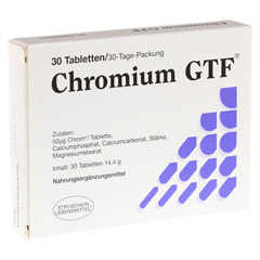CHROMIUM GTF Tabletten 30 Stück