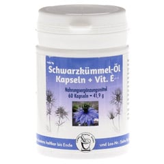 SCHWARZKÜMMELÖL Kapseln+Vitamin E 60 Stück