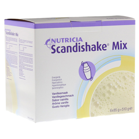 SCANDI Shake Mix Vanille Pulver 6x85 Gramm