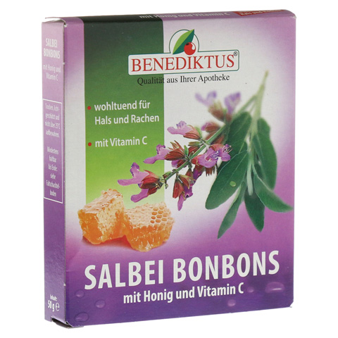 SALBEI BONBONS mit Honig und Vitamin C 50 Gramm