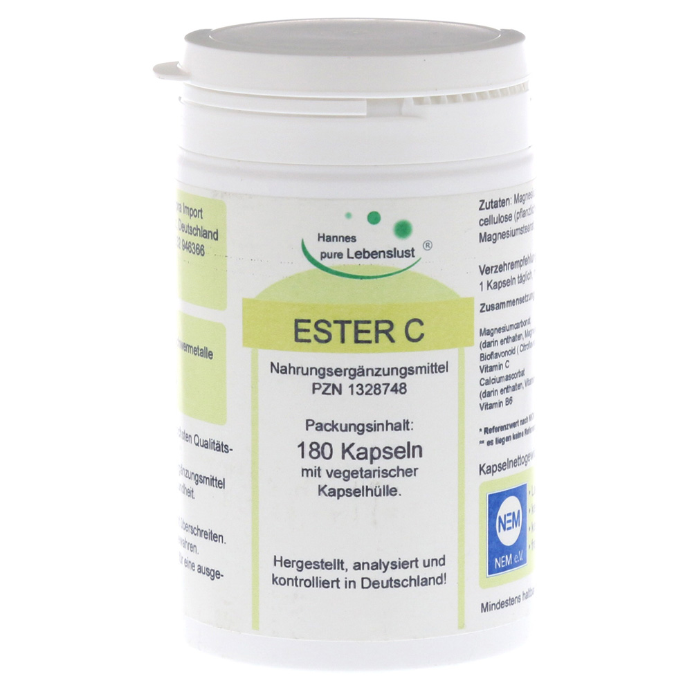 Ester Vitamin C 500 Vegi-Kaps Beste HANNES' Qualität 