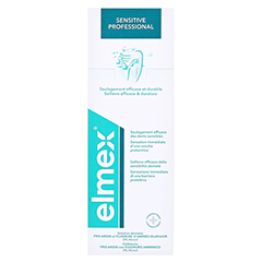 Elmex Sensitive Professional Zahnspülung 400 Milliliter - Rückseite