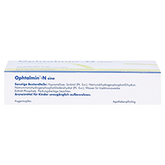 Ophtalmin-N sine Augentropfen 30x0.5 Milliliter - Oberseite