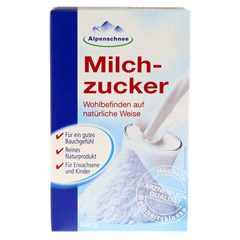 ALPENSCHNEE Milchzucker 500 Gramm - Vorderseite
