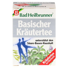 BAD HEILBRUNNER Basischer Kräutertee Filterbeutel 8x1.8 Gramm - Vorderseite