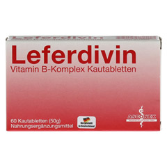 LEFERDIVIN Vitamin B Komplex Kautablette 60 Stck - Vorderseite