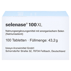 Selenase 100 XL Tabletten 100 Stück - Linke Seite