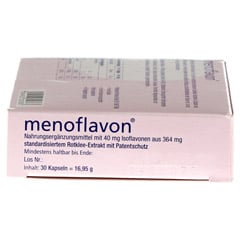 MENOFLAVON 40 mg Kapseln 30 Stück - Linke Seite