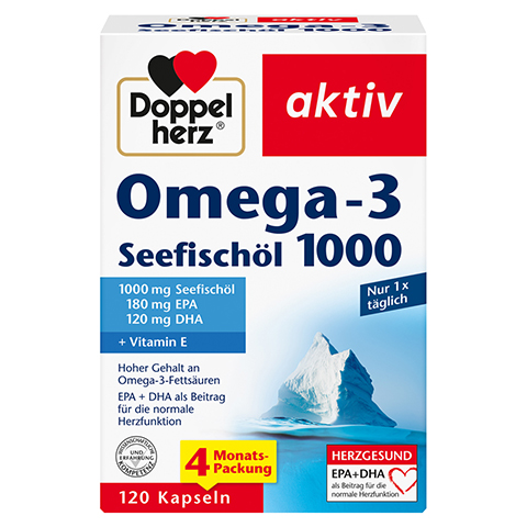 DOPPELHERZ Omega-3 Seefischl 1000 Kapseln