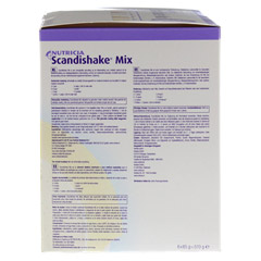 SCANDI Shake Mix Vanille Pulver 6x85 Gramm - Rechte Seite