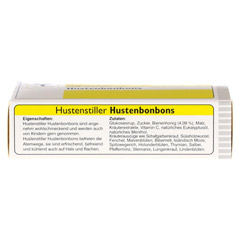 HUSTENSTILLER Hustenbonbon 16 Stück - Oberseite