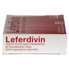 LEFERDIVIN Vitamin B Komplex Kautablette 60 Stck - Unterseite