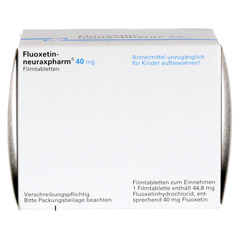 Fluoxetin-neuraxpharm 40mg 100 Stück N3 - Unterseite