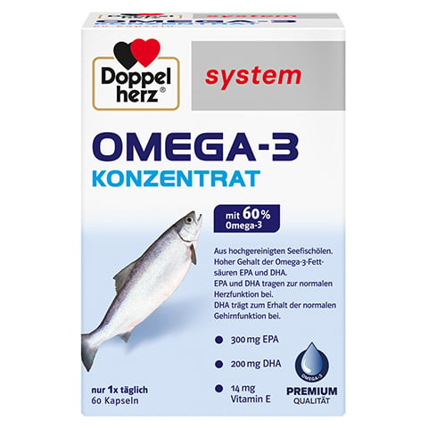 Doppelherz system Omega-3 Konzentrat 60 Stck