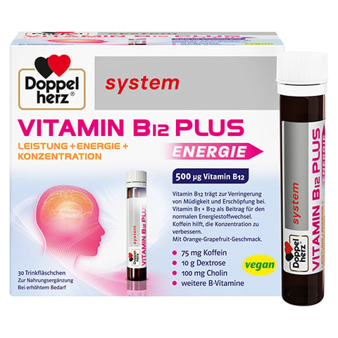 Doppelherz system Vitamin B12 Plus Trinkampullen