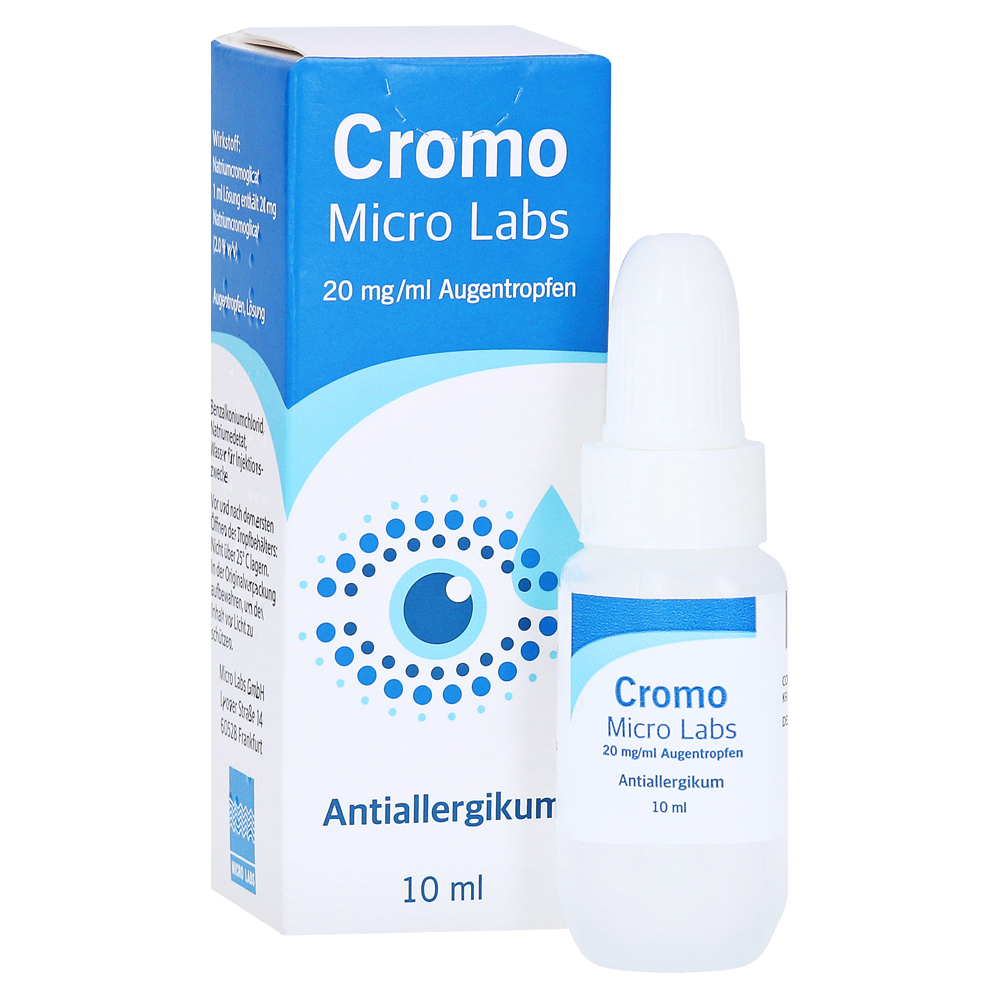 Cromo Micro Labs 20mg/ml Augentropfen 10 Milliliter