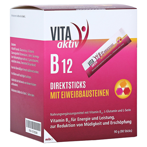 VITA AKTIV B12 Direktsticks mit Eiweißbausteinen 90 Stück