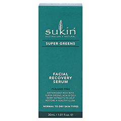 SUKIN Super Greens Facial Recovery Serum 30 Milliliter - Vorderseite