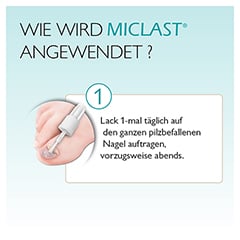 MICLAST 80 mg/g wirkstoffhaltiger Nagellack 3 Milliliter N1 - Info 4